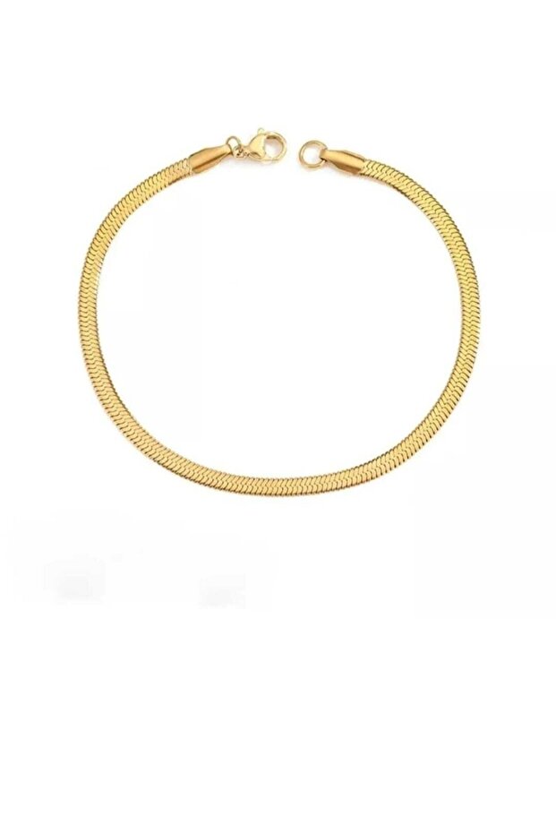 Stainless Steel Italian Crush Chain Unisex Bracelet 2 mm 19 cm Mt41