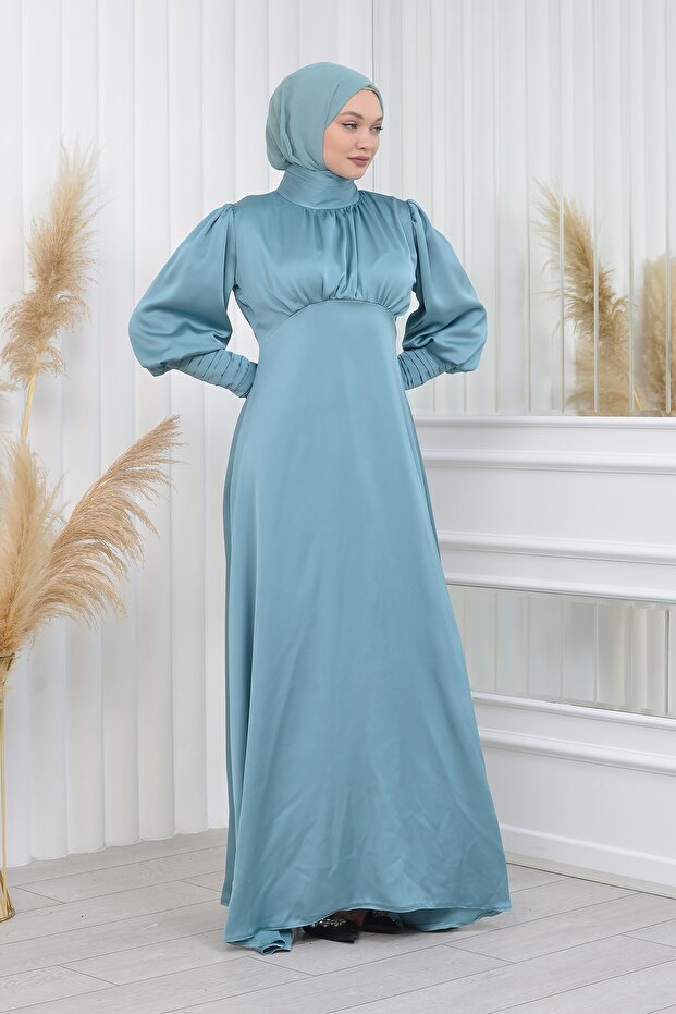 Drapeli Saten Abiye - 9