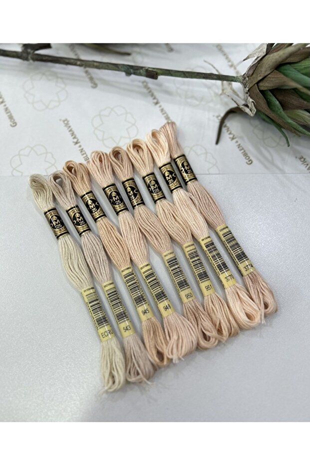 Muline Yarn Skin Colors 8 Pieces