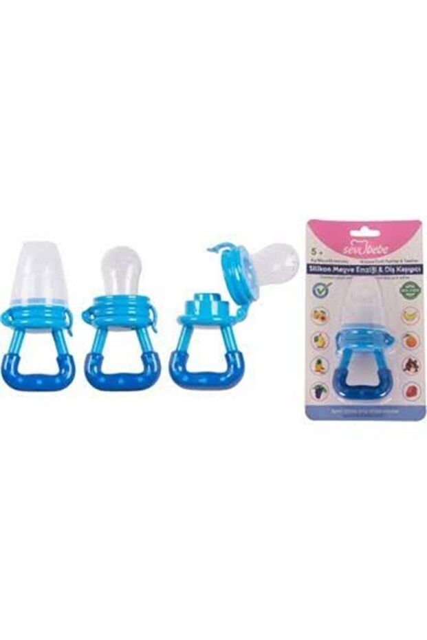 لهاية فواكه سيليكون - عضاضة - أزرق - 2