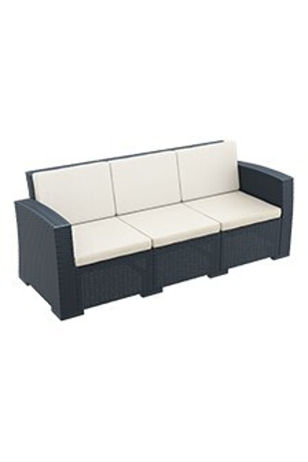 Gri Üçlü Koltuk - 1