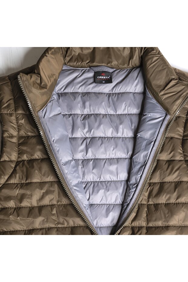 Erkek Haki Şişme Yelek - 4