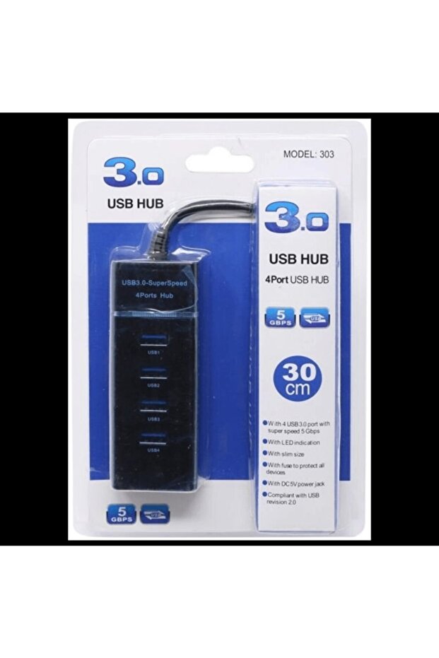 Usb 3.0 4 Port Usb Multiplexer Hub 30 Cm Cable