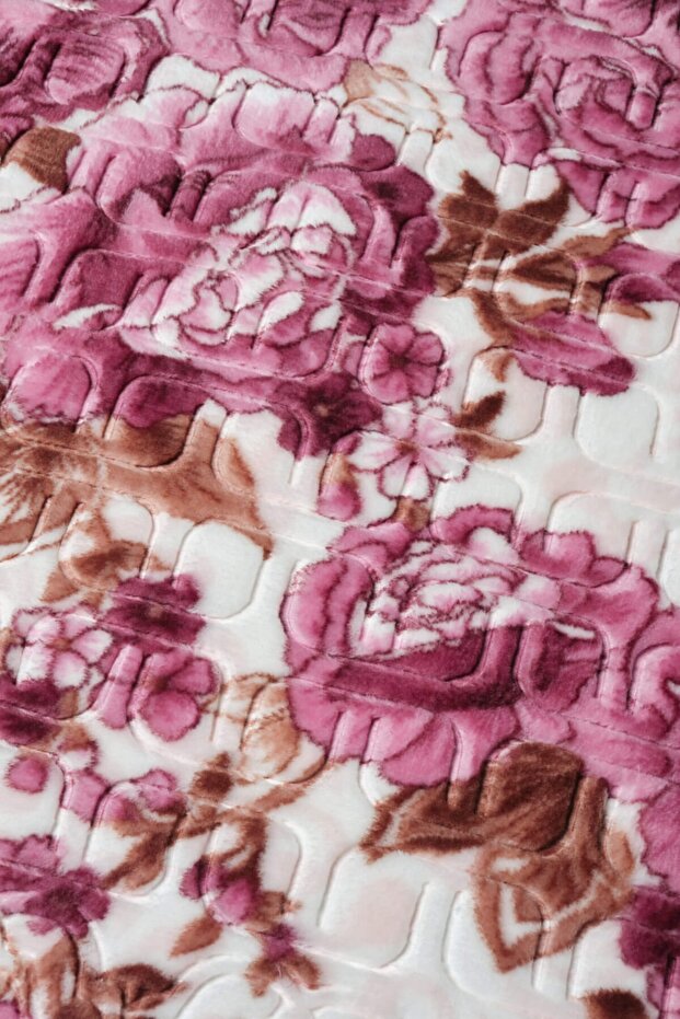 Çift Kişilik Battaniye - Gül Kurusu - 3