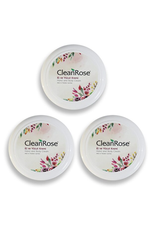 Cleanrose Hand and Body Cream 125ml x 3 Pieces