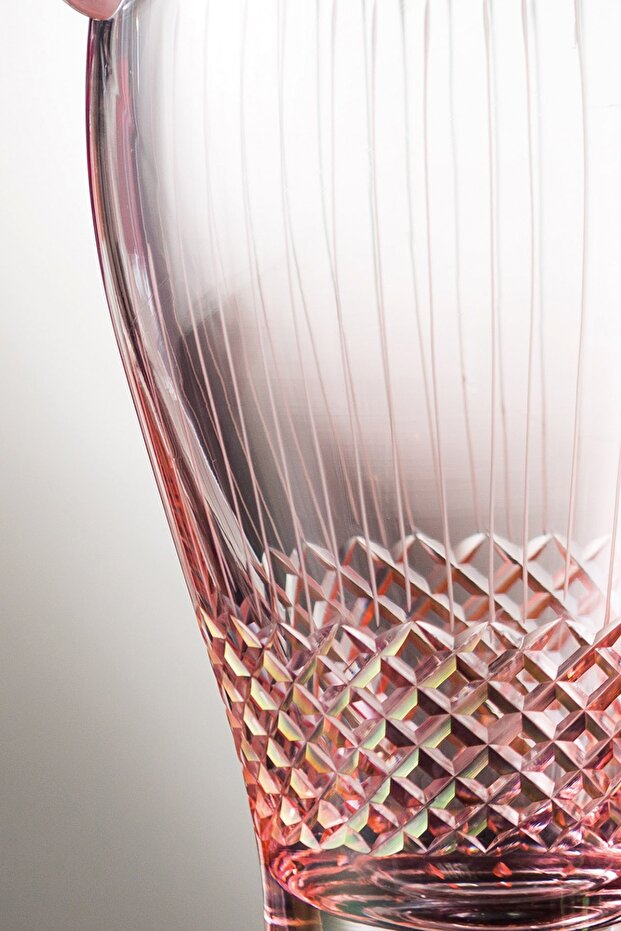 Antik Pembe Şişe Sürahi - 1