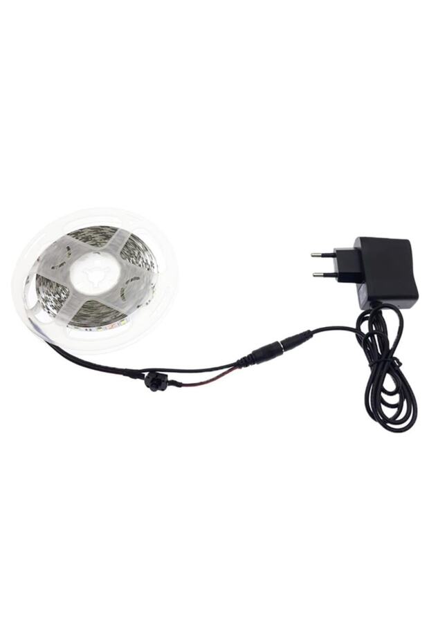 Ayna Için 1 Metre Amber 3 Çipli Şerit Led Anahtarlı Set - 1