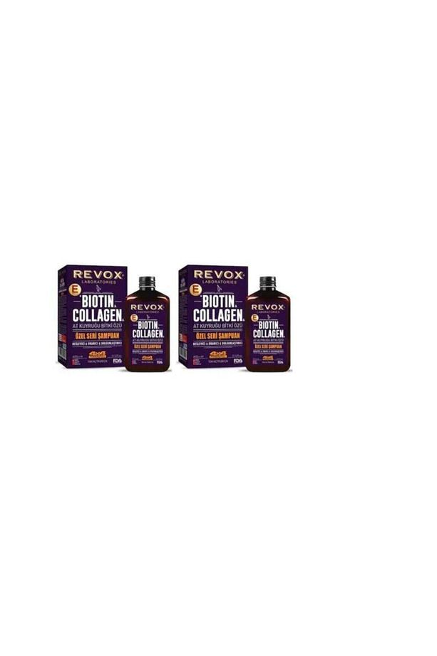 Biotin&collagen At Kuyruğu Bitki Özü Özel Seri Şampuan 2'li - 1