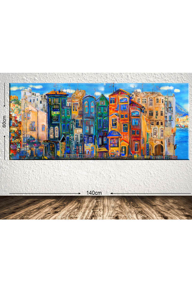 Dev Boyut Dekoratif Kanvas Tablo 60x140cm - 1