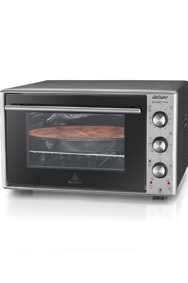 Cookart Maxi Çift Camlı Fırın 50 lt Inox Ar2002 - 2