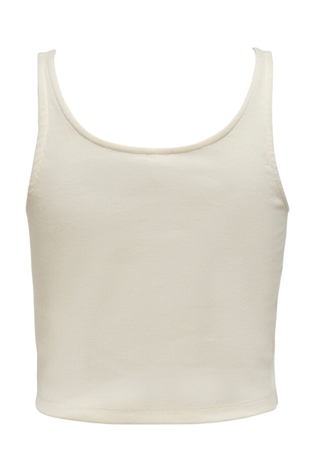 Sleeveless Crop Blouse - 1