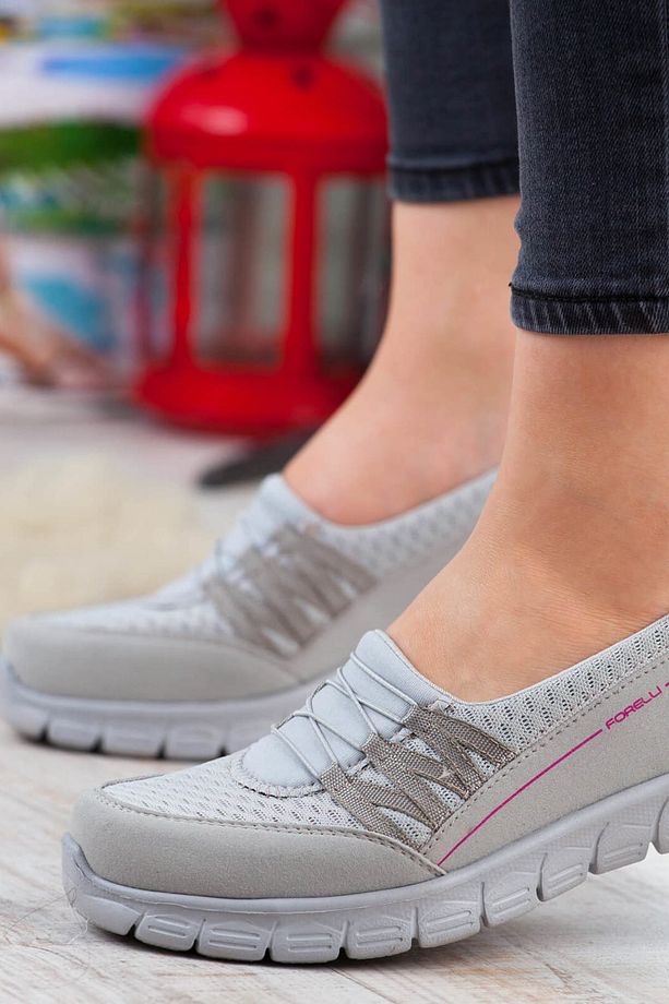 Gri   Kadın Loafer Ayakkabı 9849 - 1