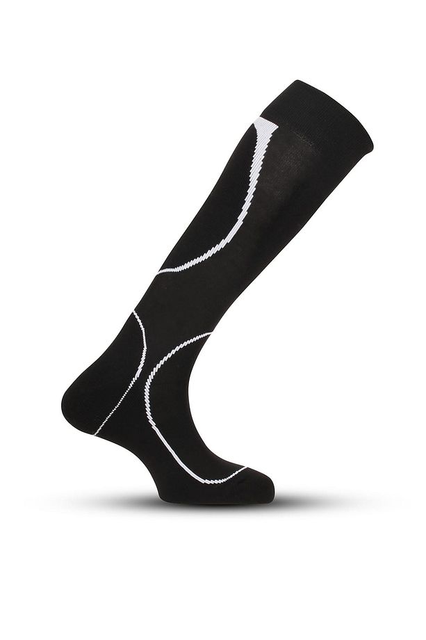 Çizgi Desenli Gri Unisex Çorap - 2