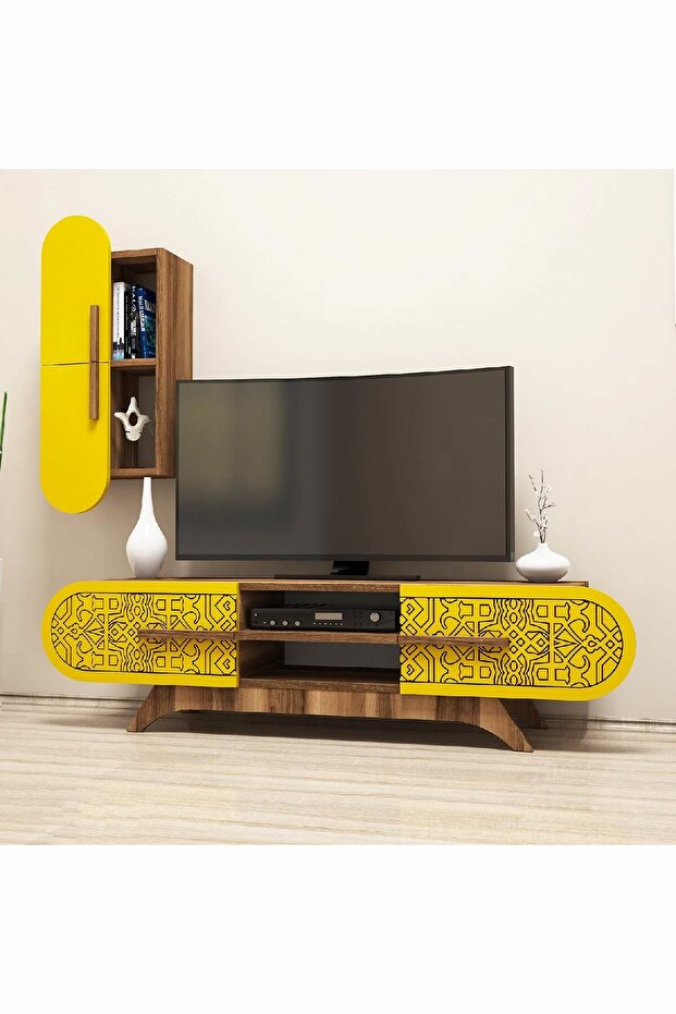 Defne Duvar Raflı Tv Ünitesi - 1
