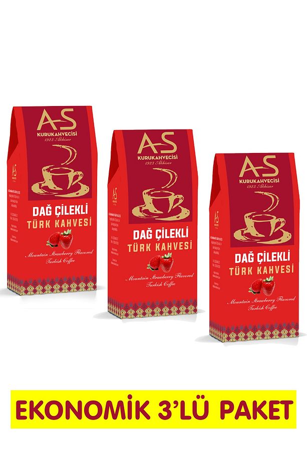 Dağ Çilekli Türk Kahvesi 100 Gr. X 3 Adet - 1