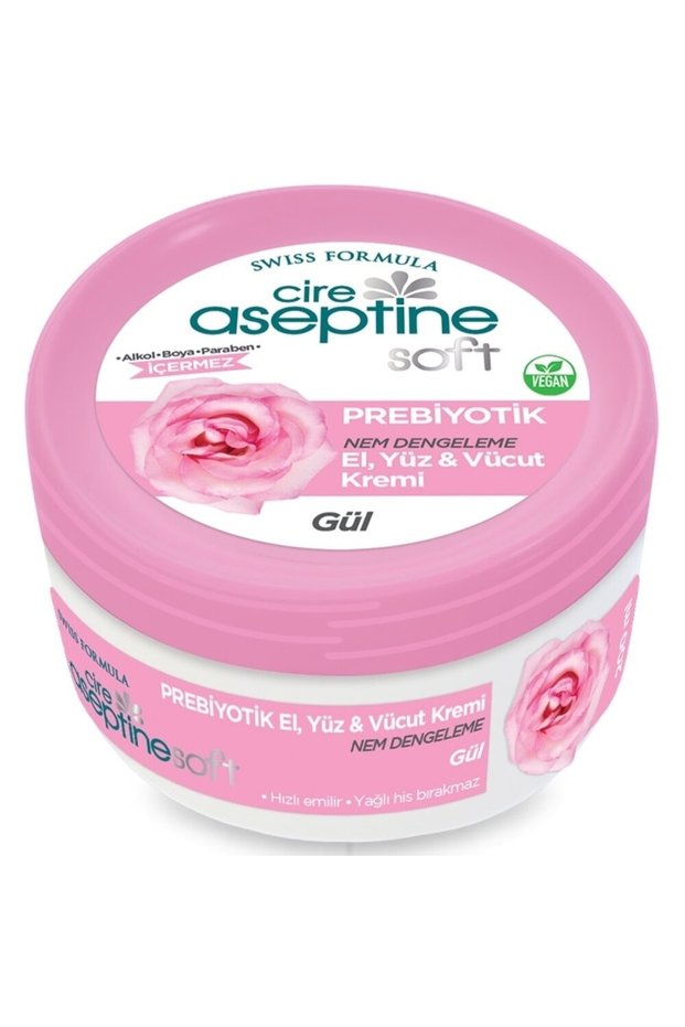 Soft Rose Extract Moisture Balancing and Nourishing Prebiotic Cream 200 ml