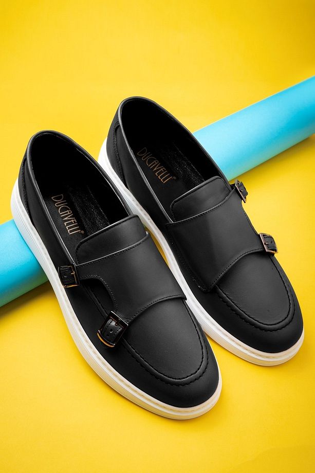 Strap Hakiki Deri Erkek Günlük Ayakkabı, Loafer Ayakkabı, Günlük Ayakkabı, Hafif Ayakkabı - 6