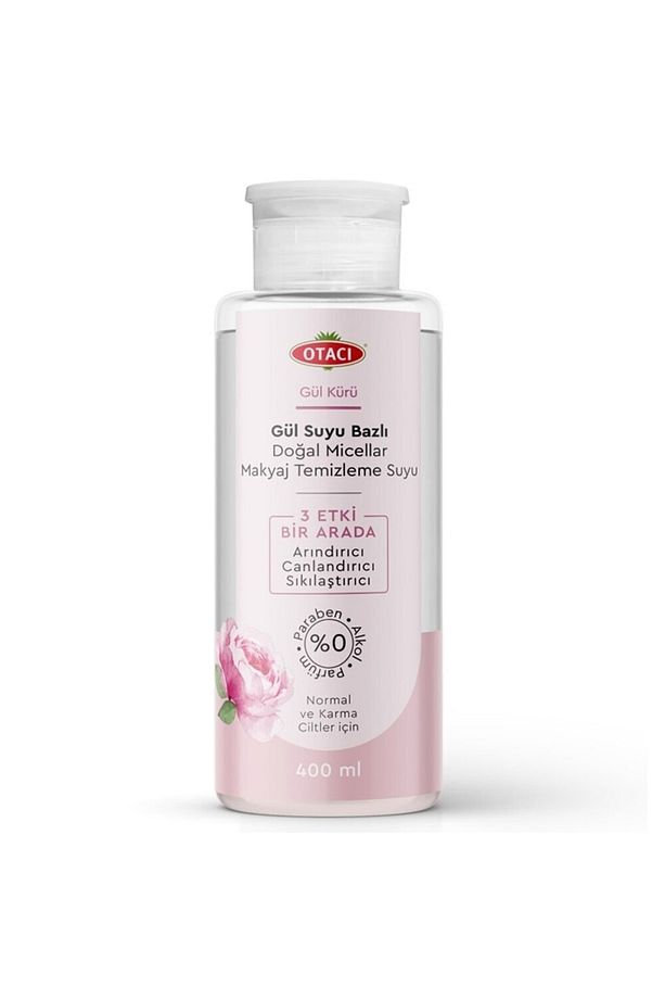 Gül Kürü Gül Suyu Bazlı Doğal Micellar Makyaj Temizleme Suyu 400 Ml - 1