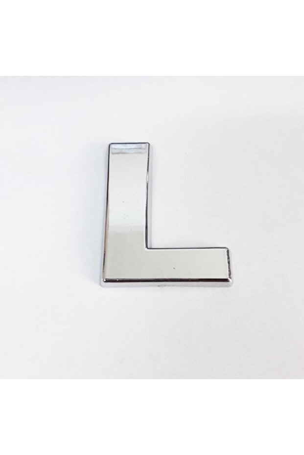 Letter L Villa Type Chrome Adhesive 9 Cm Letter