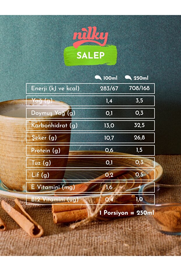 Nılky Vegan Salep 1 Lt - 5