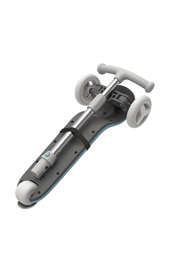 Işıklı Mavi Scooter - 4