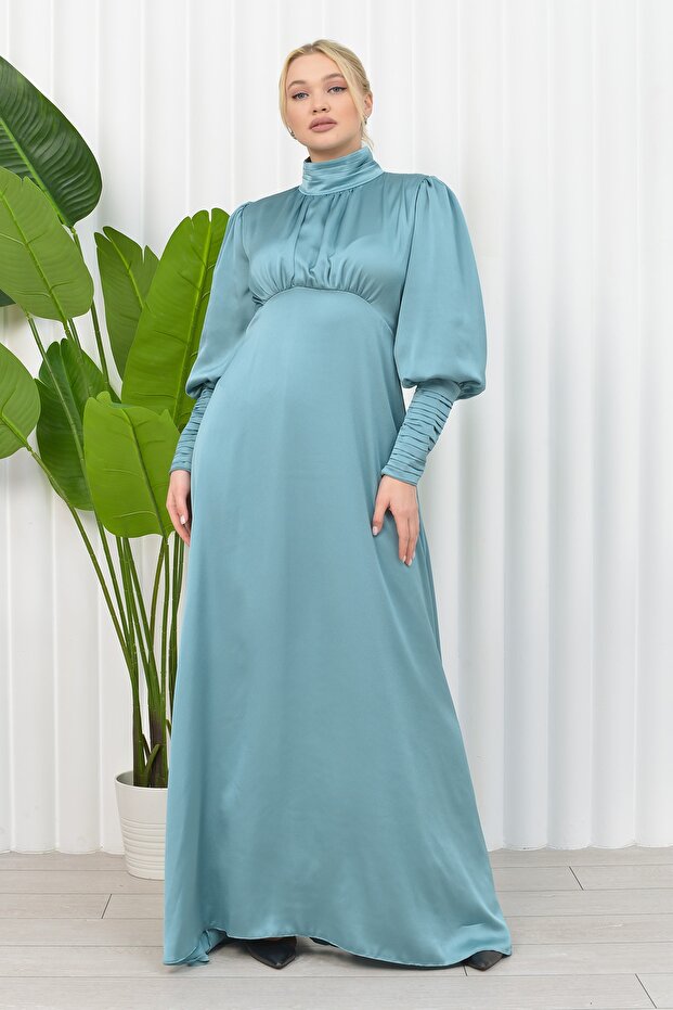 Drapeli Saten Abiye - 4