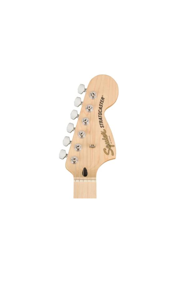 Squier Affinity Stratocaster Akçaağaç Klavye Black Pg Lake Placid Blue Elektro Gitar - 4