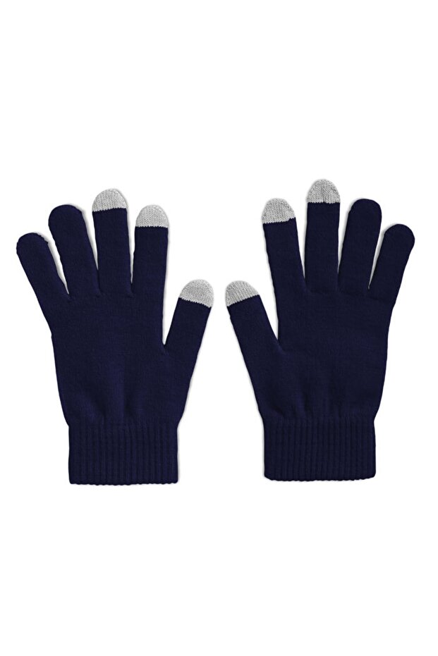 Akıllı Telefon Eldiveni - Lacivert - 1