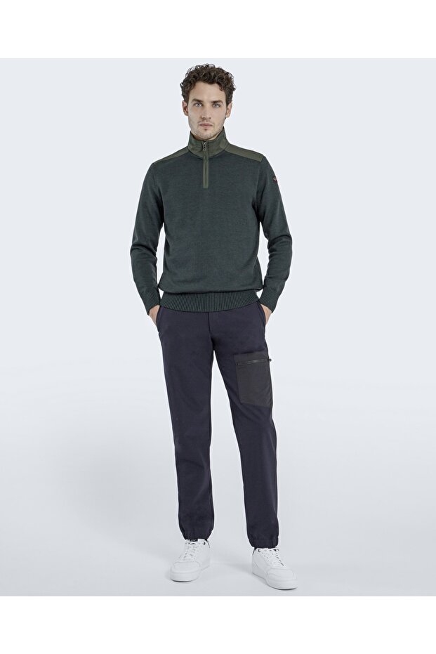 Men's Ziped Pullover C.wWool - 4