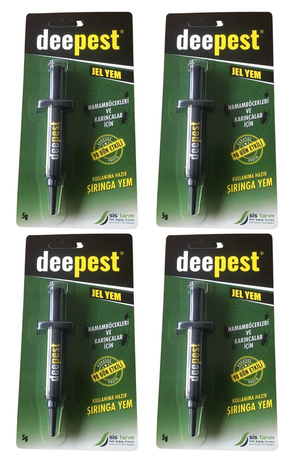 Deepest Jel Yem Alman, Amerikan, Doğu Hamamböceği Ve Karınca Ilacı 4 Adet - 1