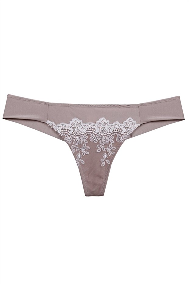 692 - Brode Dantelli Brezil String Külot - 2