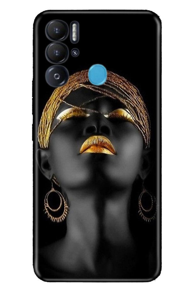 Pova Neo Case Silicone Patterned Illustrated Uv Cover African Girl