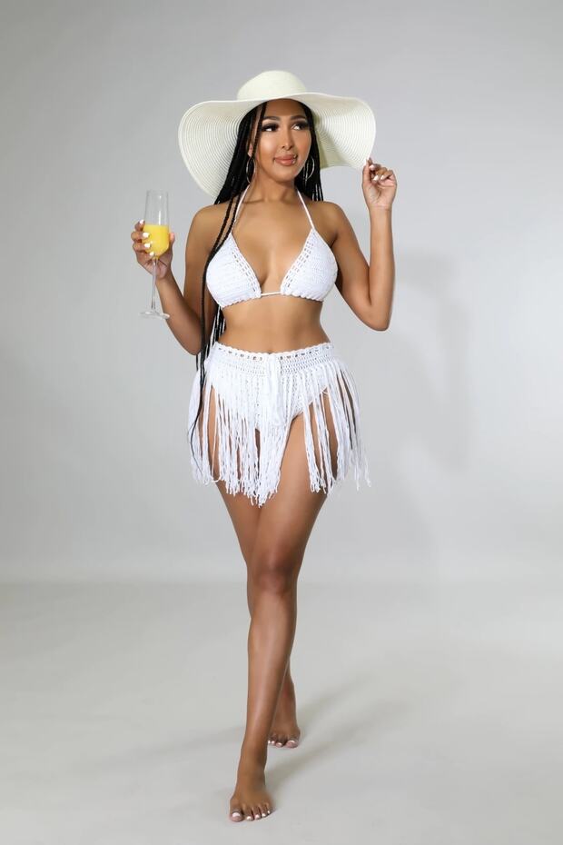 Tığ Örgü Bikini Üstü - 3