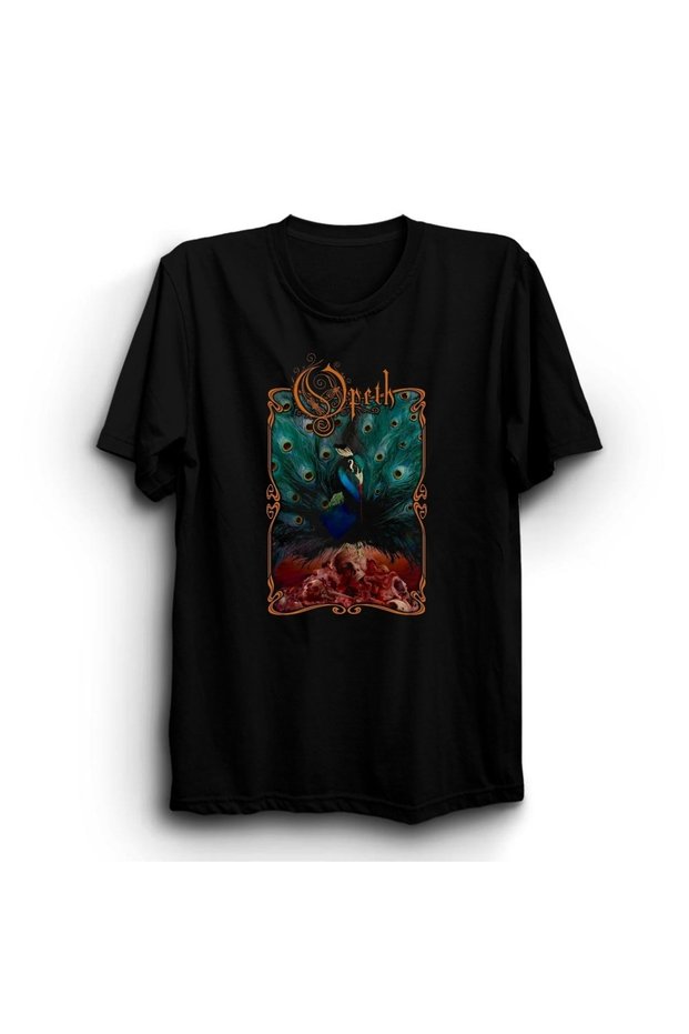 Opeth, Peacock, Rock Metal Band T-Shirt