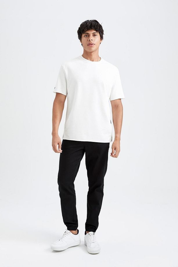 Bağcıklı Jogger Gabardin Pantolon - 5