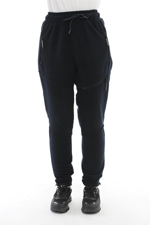 Ghassy Co Women's Tactical Pocketed Adjustable Cuffed Outdoor Fleece Trousers