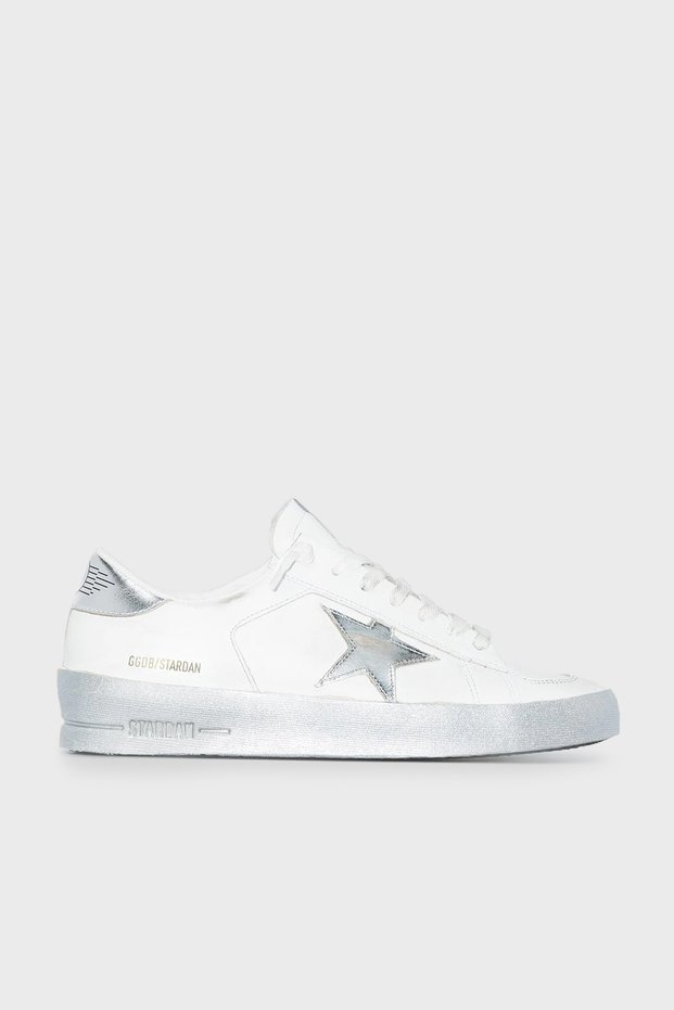 Golden Goose Logo Genuine Leather Shoes Shoes Gwf00128.F002187.80185
