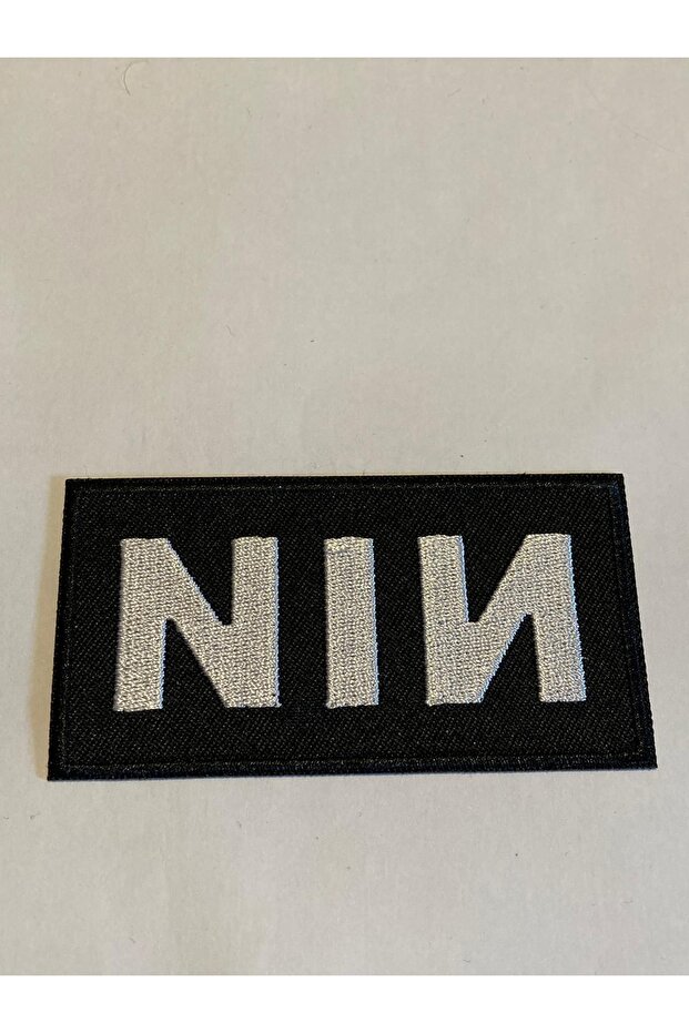 Nıne Inch Nıels Logo Patch-peci، مزيج، رقعة جينز