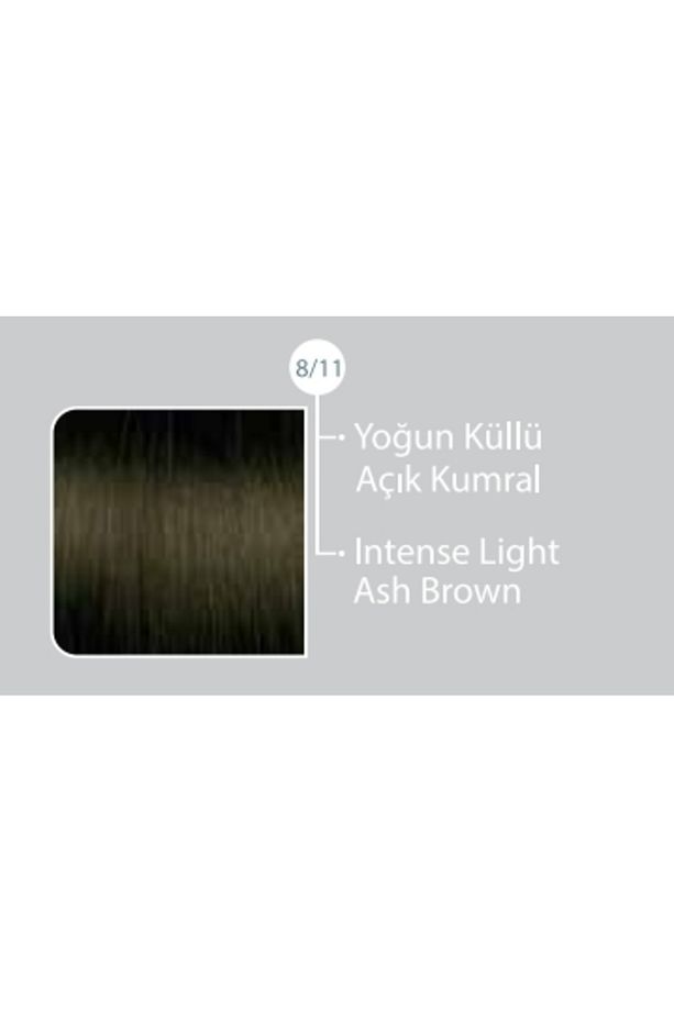 Saç Boyası 8/11 Yoğun Küllü Açık Kumral & Broches 30 Volume %9 Oksidan 2'li Set - 2