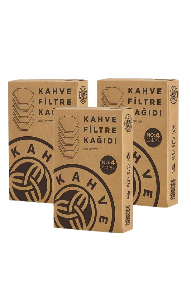 Filtre Kahve Kağıdı 80 Li *3 Adet - 1