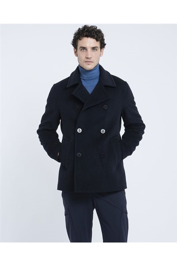 Man's Peacoat