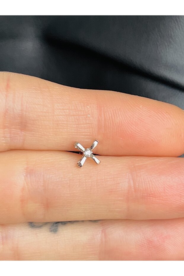 Çelik Kıkırdak Helix Tragus Piercing(1adet) - 2