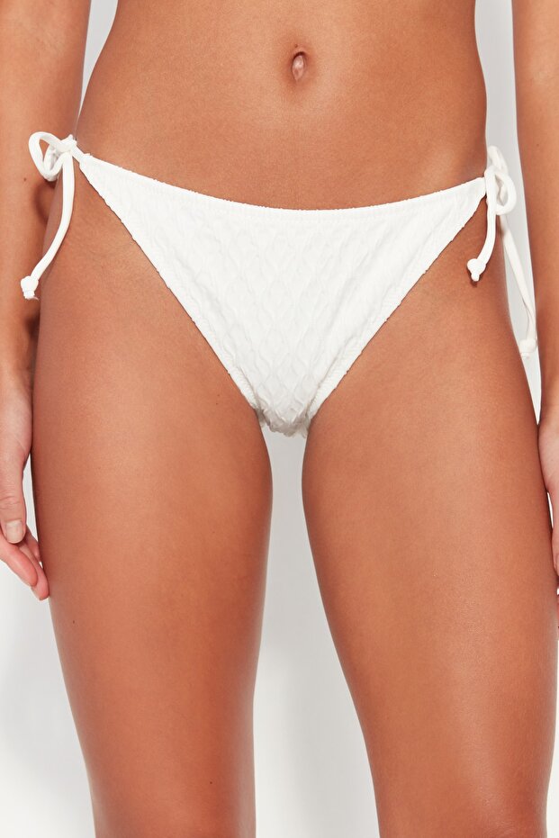 Ekru Regular Normal Bel Bikini Altı TBESS23BA00250 - 5