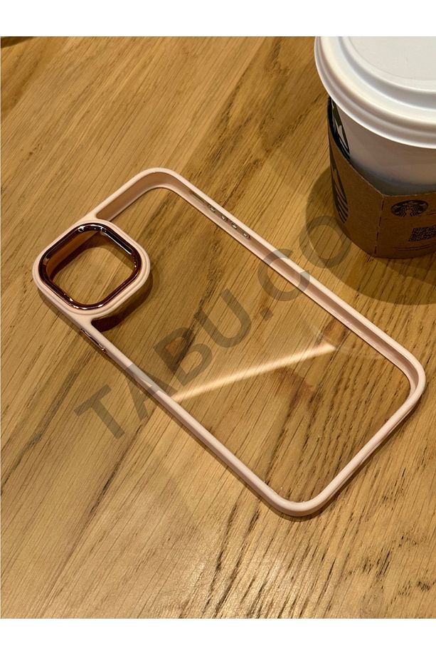 Iphone 11 Kamera Koruyucu Parlak Kenarları Düz Darbe Emici Premium Arkası Şeffaf Kılıf - 3