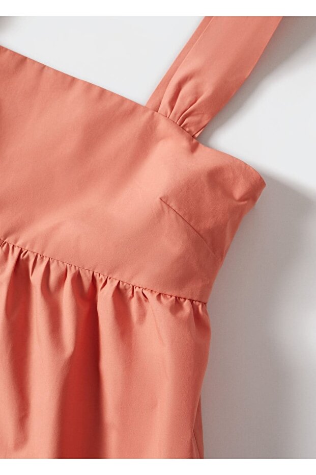 Volanlı Pamuklu Bluz - 6