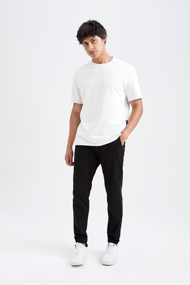 Bağcıklı Jogger Gabardin Pantolon - 6