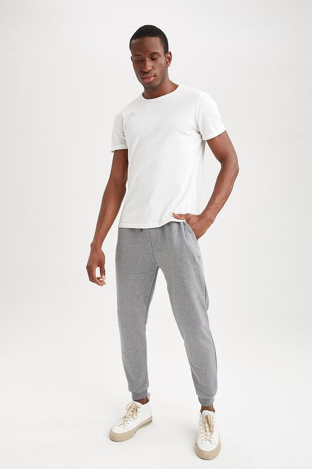 Slim Fit Bağcıklı Jogger Eşofman Altı - 3