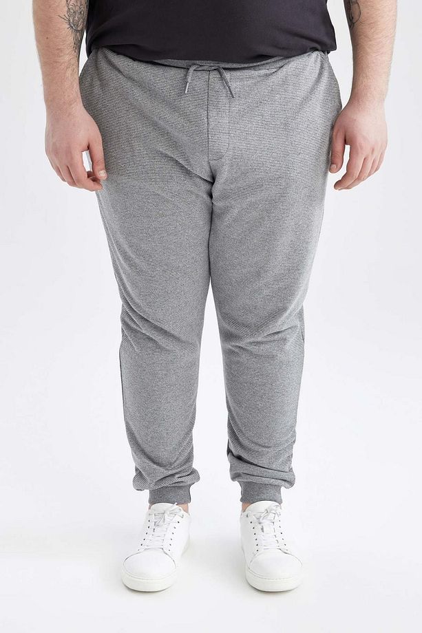 Slim Fit Bağcıklı Jogger Eşofman Altı - 6