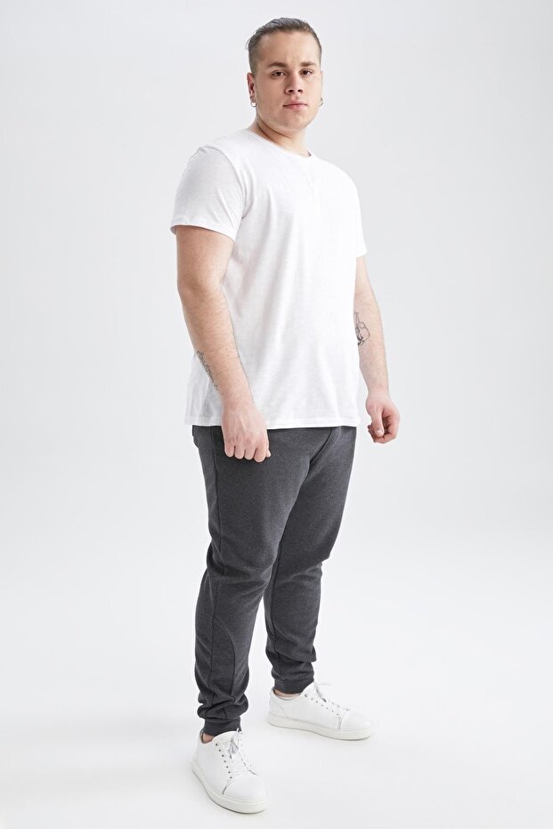 Slim Fit Basic Jogger Eşofman Altı - 2