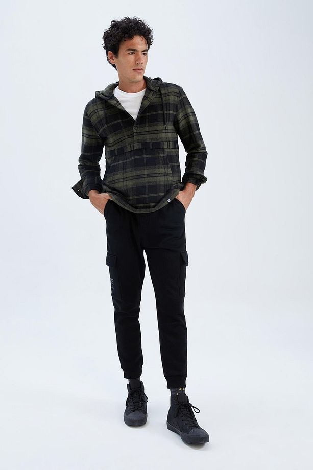 Regular Fit Kargo Cepli Esnek Paça Eşofman Altı - 3